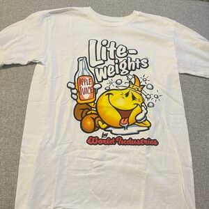 World Industries Men’s White short sleeve tshirt size small